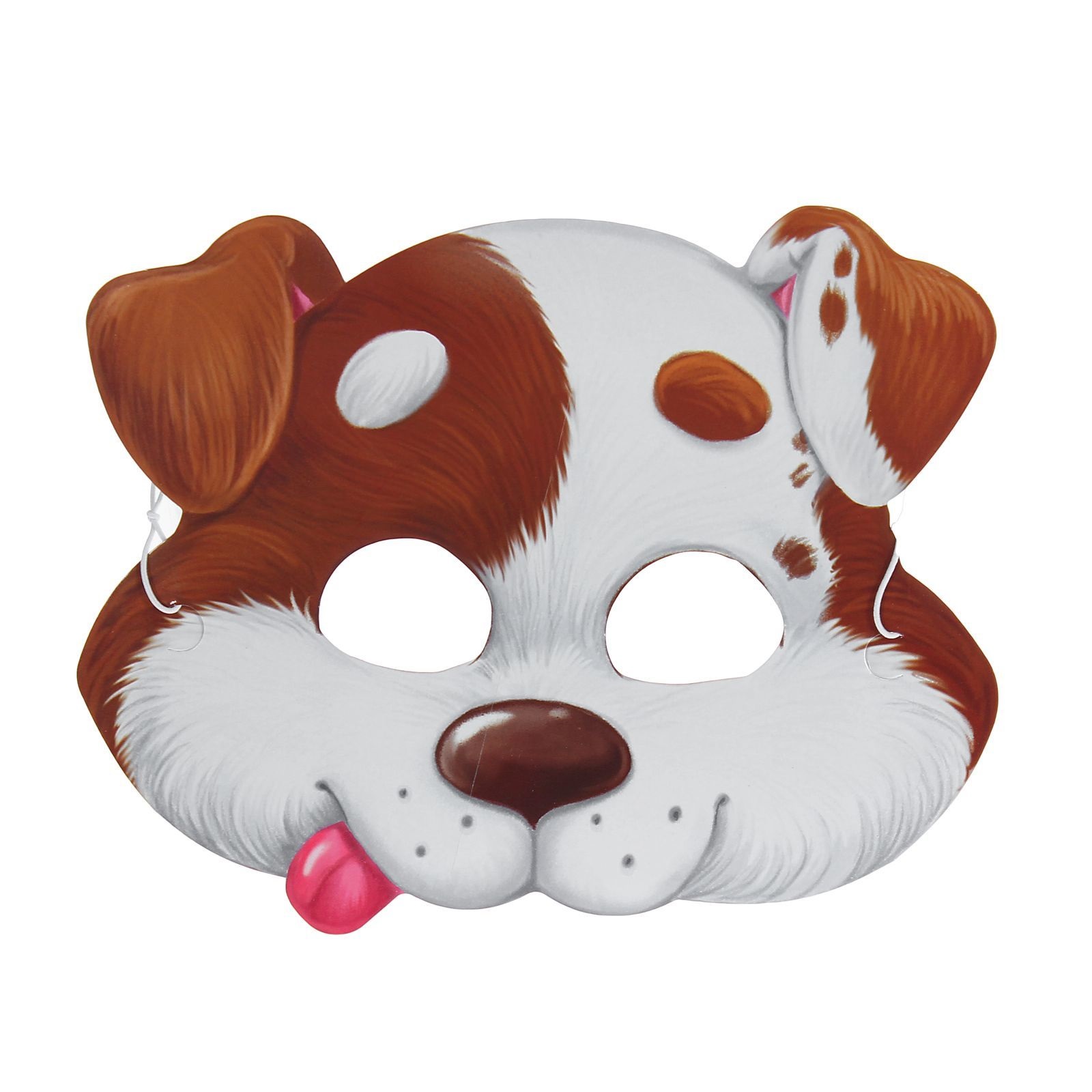 Маски животных. Маска собаки. Карнавальные маски для детей. Новогодние маски животных. Маска собаки на голову
